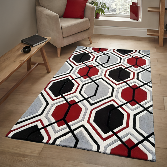 Luxurious Tufted Woolen Carpets with Anti-Skid Backing