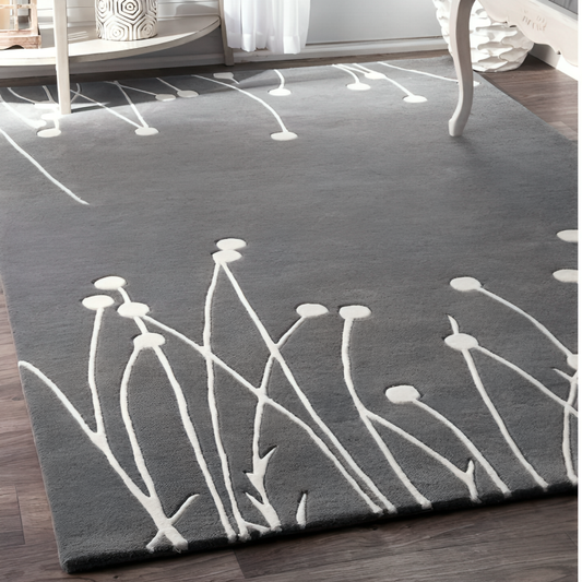 Luxurious Tufted Woolen Carpets with Anti-Skid Backing